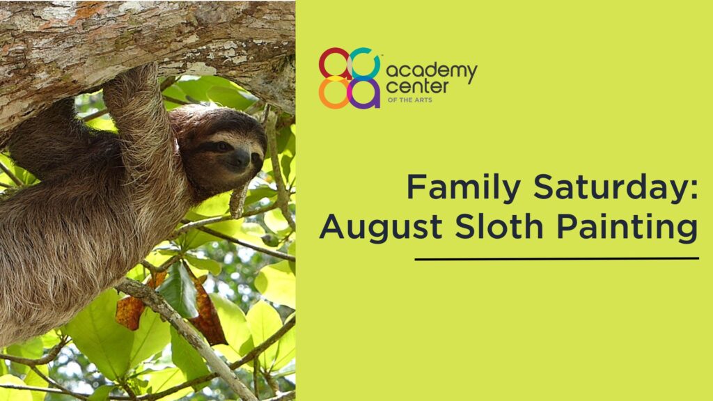 Family Saturday Sloth Painting