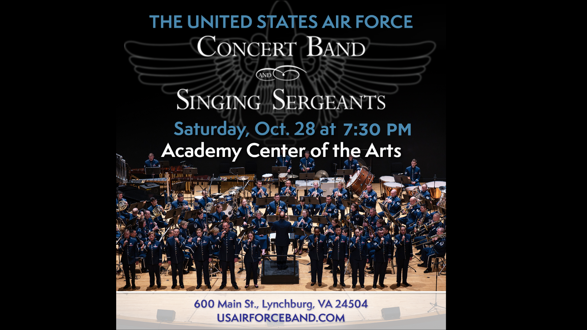 The United States Air Force Concert Band and Singing Sergeants on Tour! -  Academy Center of the Arts